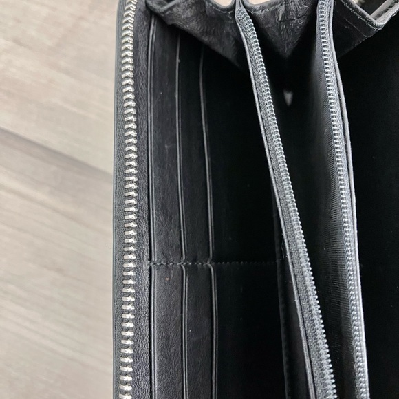 Gucci GG Twins Guccissima Zip Around Continental Wallet Black - Picture 5 of 14